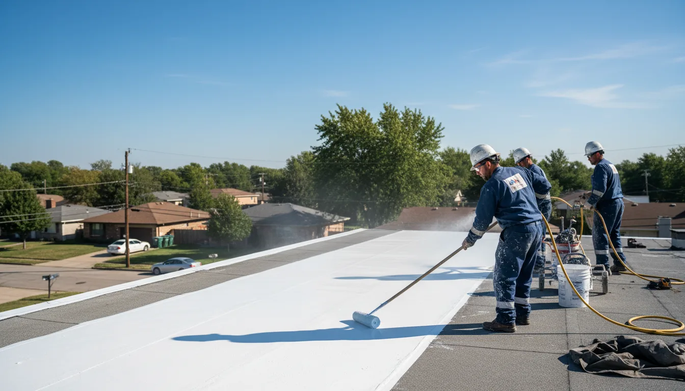 Commercial roof coating in Huntley, MT near me